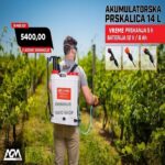 Aku prskalica akumulatorska baterijska pumpa