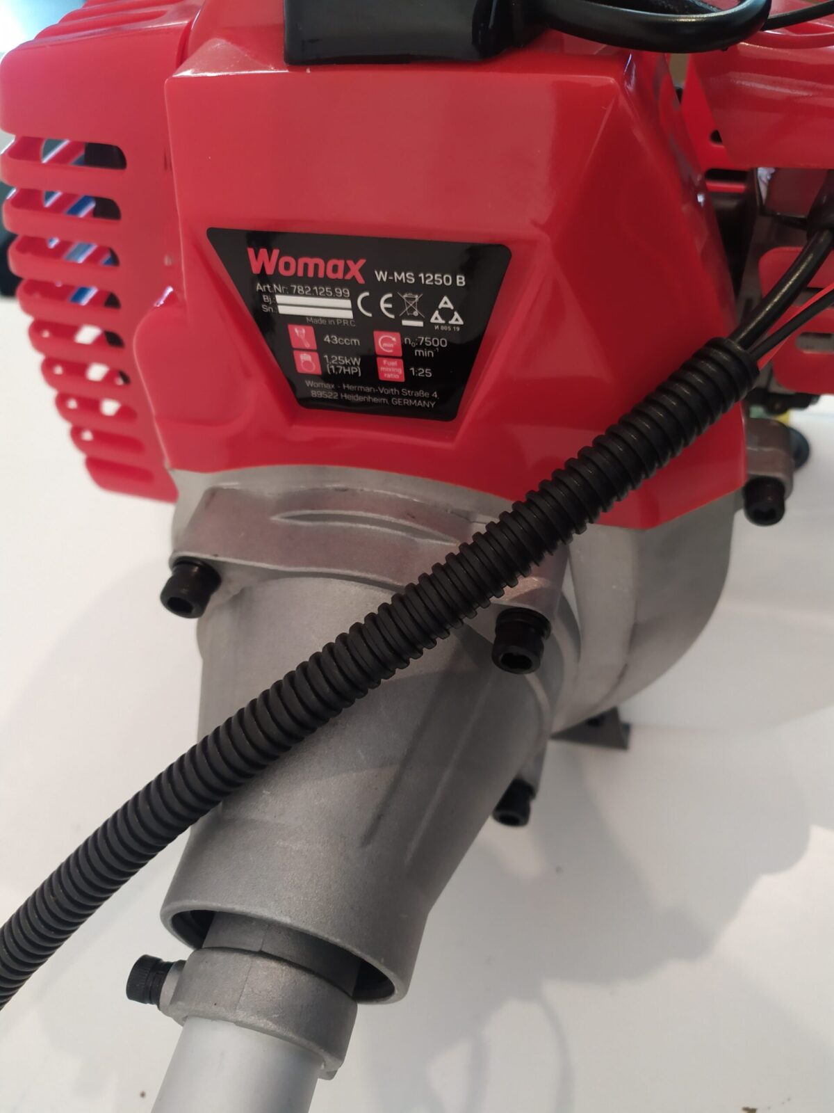 TRIMER ZA TRAVU I KOROV W-MS 1250 B BENZINSKa MOTORNA KOSAČICA - Slika 4