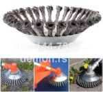 Čelična četka dodatak za trimer 8 " KVALITET DMD