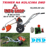 Trimer na točkovima Kolicima DMD