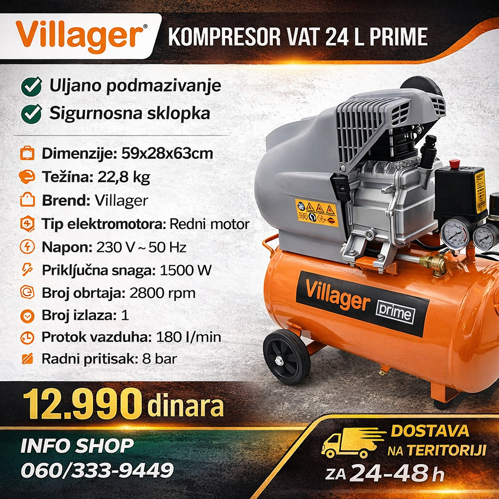 Reklama-za-Villager-kompresor-VAT-24-Prime.jpg VILLAGER Kompresor VAT 24 L Prime – VAT 24 L Prime - Slika 1